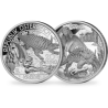 AUSTRIA 20 EUROS 2014 CRETACEO DINOSAURIO PTERODACTILO MONEDA DE PLATA ESTUCHE y CERTIFICADO Österreich silver KREIDE