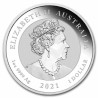 @1 ONZA 2021@ AUSTRALIA 1 DOLAR 2021 QUOKKA EL ANIMAL MAS FELIZ DEL MUNDO MONEDA DE PLATA SC OZ silver cápsula