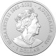 . 1 aaacoin AUSTRALIA 1 DOLAR 2023 RINOCERONTE BLANCO 4ª MONEDA DE PLATA PURA cápsula ONZA OZ Australian Zoo RHINOCEROS