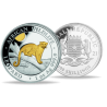 @1 ONZA 2021 + BAÑO DE ORO@ SOMALIA 100 SHILLINGS 2021 LEOPARDO African Wildlife MONEDA DE PLATA GOLD PLATED OZ GILDED Leopard