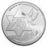 . 1 aacoin ISRAEL 1 ONZA 2023 PALOMA DE LA PAZ @11.111 Tirada@ 75 AÑOS DEL PAÍS Tirada 11.111 MEDALLA DE PLATA silver Oz