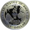 ESTADOS UNIDOS 1/2 DOLAR 1995 S Olimpiada de ATLANTA 1996 BEISBOL KM.262 MONEDA DE NICKEL @SC@ USA Half Dollar UNC BASEBALL