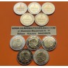 . 10 monedas x ALEMANIA 2 EUROS 2009 A+D+F+G+J EMU + IGLESIA en SAARLAND SC Germany BRD