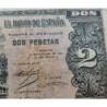 @RARA@ ESPAÑA 2 PESETAS 1937 OCTUBRE 12 ATEDRAL DE BURGOS Serie A 6701576 Pick 109A BILLETE MUY CIRCULADO Spain banknote