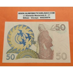 @PVP NUEVO 90€@ SUECIA 50 KRONOR 1981 R REY GUSTAVO III Pick 53C BILLETE CIRCULADO Sweden 50 Coronas