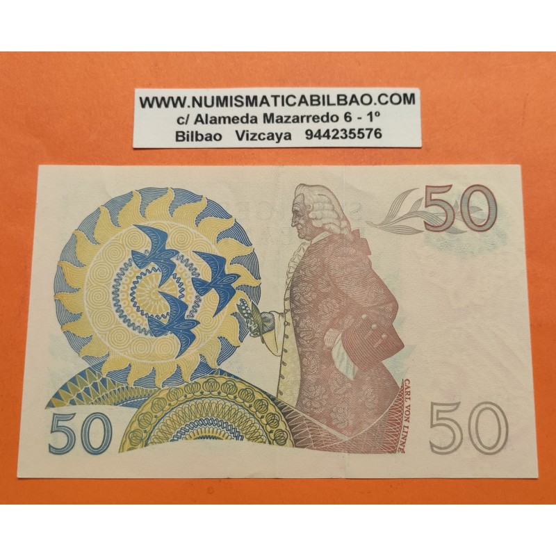 @PVP NUEVO 90€@ SUECIA 50 KRONOR 1981 R REY GUSTAVO III Pick 53C BILLETE CIRCULADO Sweden 50 Coronas