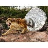 @AGOTADAS@ AUSTRIA 20 EUROS 2014 TERCIARIO FELINO DIENTES DE SABLE MONEDA DE PLATA ESTUCHE y CERTIFICADO Österreich TERTIAR