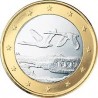 FINLANDIA 1 EURO 1999 PAJAROS EN VUELO MONEDA BIMETALICA SC Finnland 1 Euro coin