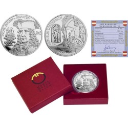 @NO ESTUCHE@ AUSTRIA 20 EUROS 2002 REY EUGENIO Serie BARROCO KM.3098 MONEDA DE PLATA PROOF CÁPSULA Österreich