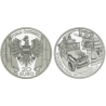 AUSTRIA 20 EUROS 2003 PLAN MARSHALL JEEP WWII KM.3107 MONEDA DE PLATA PROOF Österreich Nachkriegszeit