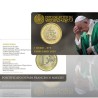 . 1 aaaacoin @24/JULIO Envío@ VATICANO 1 EURO 2024 ESCUDO del PAPA FRANCISCO COINCARD nº 3 MONEDA BIMETÁLICA SC