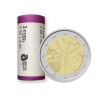 . 1 aaacoin @21/MARZO Envío - PROOF ESTUCHE@ FINLANDIA 2 EUROS 2024 ELECCIONES y DEMOCRACIA 1ª MONEDA CONMEMORATIVA