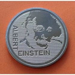 SUIZA 5 FRANCOS 1979 ALBERT EINSTEIN VERSION HOLOGRAMA KM.57 MONEDA DE NICKEL SC- Switzerland 5 Francs