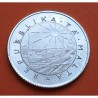 MALTA 1 LIBRA 1977 PERRO DE CAZA y ESCUDO KM.45 MONEDA DE PLATA SC @RAYITAS@ 1 Pound LM silver coin