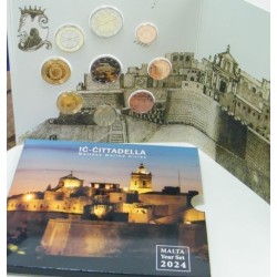. 1 aaacoin @2/OCTUBRE Envío - INCLUYE 2 EUROS 2024 GOZO@ MALTA CARTERA OFICIAL EUROS 2024 SC 1 Centimo a 2 EUROS Tirada 10.000