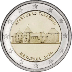 . 1 aaacoin @ENVÍO HOY@ CROACIA 2 EUROS 2024 CIUDAD DE VARAZDIN 1ª MONEDA BIMETALICA SC @COINCARD - ESCASA@ 195.000 uds