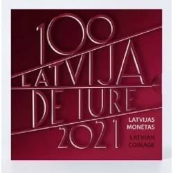 @Tirada 7.000 - AGOTADA@ LETONIA CARTERA OFICIAL EUROS 2021+ 2 EUROS 2021 DE JURE SC 1+2+5+10+20+50 Cts. + 1€ + 2€ LATVIJA