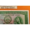 . @RARO - SELLO EN TINTA@ SANTO TOME & PRINCIPE 1000 ESCUDOS 1964 en tinta roja 1 de JUNHO de 1976 Pick 48 BILLETE SC @DOBLEZ@