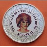 @COLORES@ SOMALIA 250 SHILLINGS 1997 PRINCESA DIANA SIGNIFICANT EVENTS OF MODERN TIMES MONEDA DE PLATA PROOF