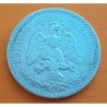 1º AÑO DE FABRICACIÓN x MEXICO 50 CENTAVOS 1919 AGUILA KM.447 MONEDA DE PLATA MUY CIRCULADA R/2
