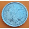 BOLIVIA 50 CENTAVOS 1895 C.B. Ceca de POTOSI KM.161 @DESGASTE CENTRAL@ MONEDA DE PLATA silver coin