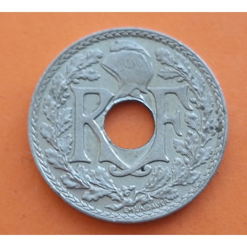 FRANCIA 10 CENTIMOS 1936 Tipo LINDAUER KM.866 MONEDA DE NICKEL EBC- France PRE INVASION NAZI WWII