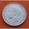 @LUJO@ ESPAÑA Rey ALFONSO XIII 1 PESETA 1901 * 19 01 SGV REY y ESCUDO KM.706 MONEDA DE PLATA SC+ Spain silver coin R/2