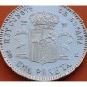 @LUJO@ ESPAÑA Rey ALFONSO XIII 1 PESETA 1901 * 19 01 SGV REY y ESCUDO KM.706 MONEDA DE PLATA SC+ Spain silver coin R/2