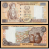 @ULTIMO BILLETE ANTES DEL EURO@ CHIPRE 1 LIBRA 2004 DAMA y ANFORAS FENICIAS Pick 60D BILLETE SC Cyprus 1 Pound UNC BANKNOTE