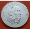 . 3,90 ONZAS x PANAMA 20 BALBOAS 1974 SIMON BOLIVAR KM.31 MONEDA DE PLATA @IMPERFECCIONES@ silver OZ