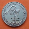 AFRICA DEL OESTE 100 FRANCOS 1980 PEZ KM.4 MONEDA DE NICKEL SC Banque Centrale des Etats de L'Afrique De L'Ouest