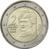 AUSTRIA 2 EUROS 2021 BERTHA VON SUTTNER MONEDA BIMETALICA SC @NO CONMEMORATIVA@ Osterreich 2€ coin
