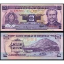 HONDURAS 2 LEMPIRAS 1976 MARCO AURELIO SOTO ISLA DEL TIGRE y PUERTO Pick 61 BILLETE SC UNC BANKNOTE