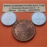 2 monedas x ESPAÑA 500 PESETAS 1987 ACERO SC PRUEBAS FNMT por el XXV ANIVERSARIO DE LA BODA DE LOS REYES