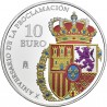 . 1 aaacoin ESPAÑA 10 EUROS 2024 X ANIVERSARIO de la PROCLAMACION S.M. REY FELIPE VI MONEDA DE PLATA ESTUCHE FNMT