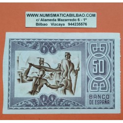 @PRECIOSO@ BILBAO 50 PESETAS 1937 BANCO DE VIZCAYA 208539 BILLETE de EUZKADI Pick S.564 España