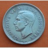 INGLATERRA 6 PENIQUES 1945 Rey JORGE VI KM.852 MONEDA DE PLATA SC- UK silver 6 Pence WWII
