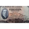 ESPAÑA 50 PESETAS 1927 REY ALFONSO XIII Sin Serie 5815688 Pick 80 BILLETE MBC+ @RARO@ Spain banknote