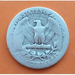 ESTADOS UNIDOS 1/4 DOLAR 1935 P PRESIDENTE GEORGE WASHINGTON KM.164 MONEDA DE PLATA @ESCASA@ USA silver Quarter Dollar