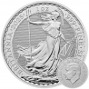 . 1 acoin INGLATERRA 2 LIBRAS 2025 BRITANNIA REY CARLOS III MONEDA DE PLATA PURA SC Oz ONZA cápsula