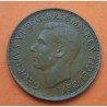 AUSTRALIA 1 PENIQUE 1942 REY JORGE VI y CANGURO 2ª GUERRA MUNDIAL KM.36 MONEDA DE BRONCE MBC 1 Penny WWII Epoca Nazi