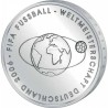 . 4 monedas x ALEMANIA 10 EUROS 2003+2004+2005+2006 Sin Ceca MUNDIAL DE FUTBOL FIFA PLATA SC BRD silver coin