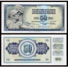 YUGOSLAVIA 50 DINARA 1981 SOLDADOS Época Comunista Pick 89A BILLETE SC BANKNOTE UNC