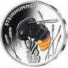 . 1 aaacoin ALEMANIA 5 EUROS 2024 J ABEJORRO Serie EL MUNDO DE LOS INSECTOS @COLORES@ 9º MONEDA NICKEL