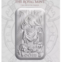 . 1 aaaacoin @ENVÍO HOY@ INGLATERRA ODÍN y LOBOS Serie Dioses Nórdicos LINGOTE 1 ONZA 2024 MEDALLA DE PLATA Royal Mint