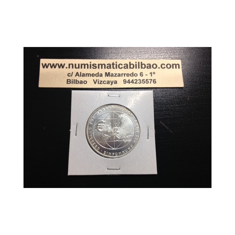 ALEMANIA 10 EUROS 2002 Ceca F MONEDA DE PLATA SC SILVER EURO COIN UNION EUROPEA