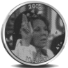 @HOLOGRAMA@ HOLANDA 10 EUROS 2005 JUBILEO REINA BEATRIZ MONEDA DE PLATA SC The Netherlands SILVER JUBILEE 0,53 ONZAS