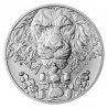 . 1 aaacoin @16.000 Tirada@ NIUE 2 DOLARES 2023 LEON MONEDA DE PLATA Ceska Czech Lion ONZA OZ