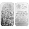 . 1 acoin INGLATERRA DARK SIDE JEDI Serie STAR WARS Lingote 1 ONZA 2025 MEDALLA DE PLATA PURA ROYAL MINT