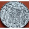 . 1 Moneda NUEVA x España 5 CENTIMOS 1945 JINETE IBERICO ALUMINIO SC ESTADO ESPAÑOL Franco R/3